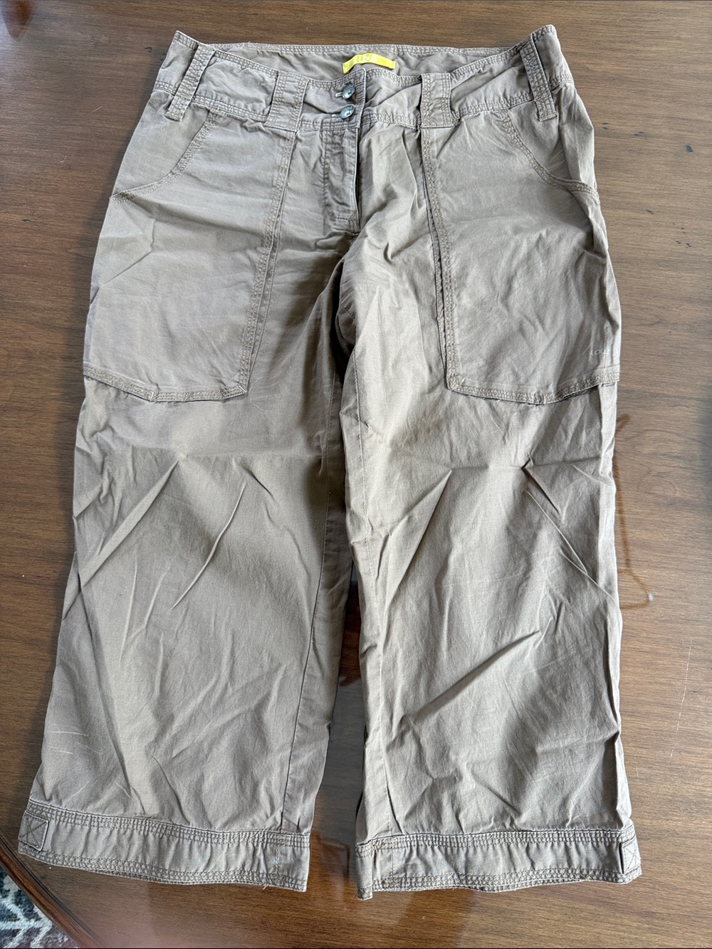Lole Women's Capris in Taupe Brown purchases Anthropologie
